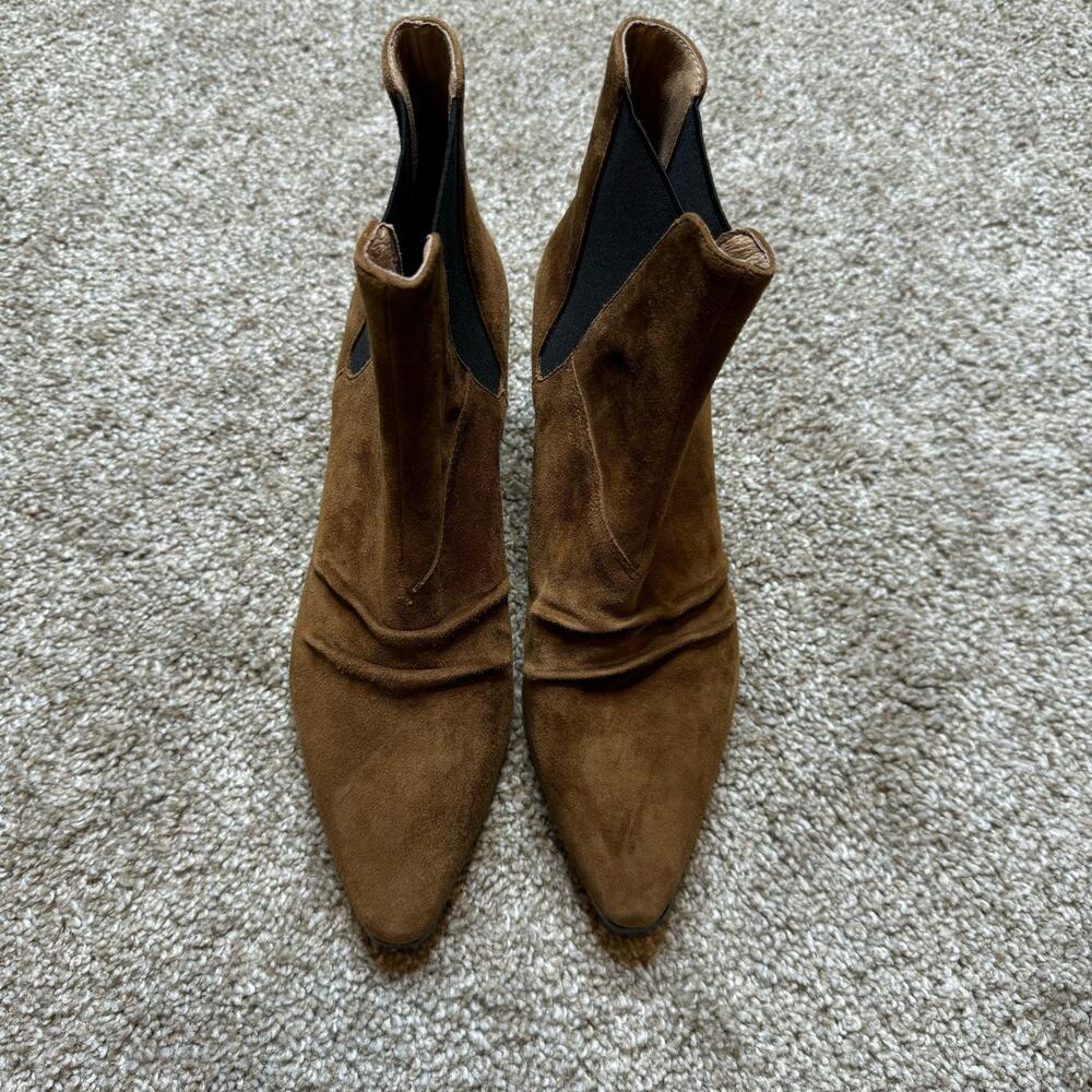 Joie Women's Parul Brown Suede Ankle Boot Size 36 - Picture 4 of 6